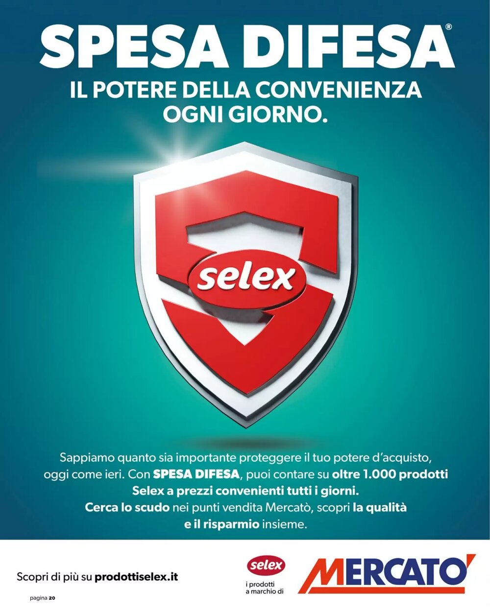 Volantino promozionale Mercatò Extra  valide dal 09/01/2026 - Pagina 20.