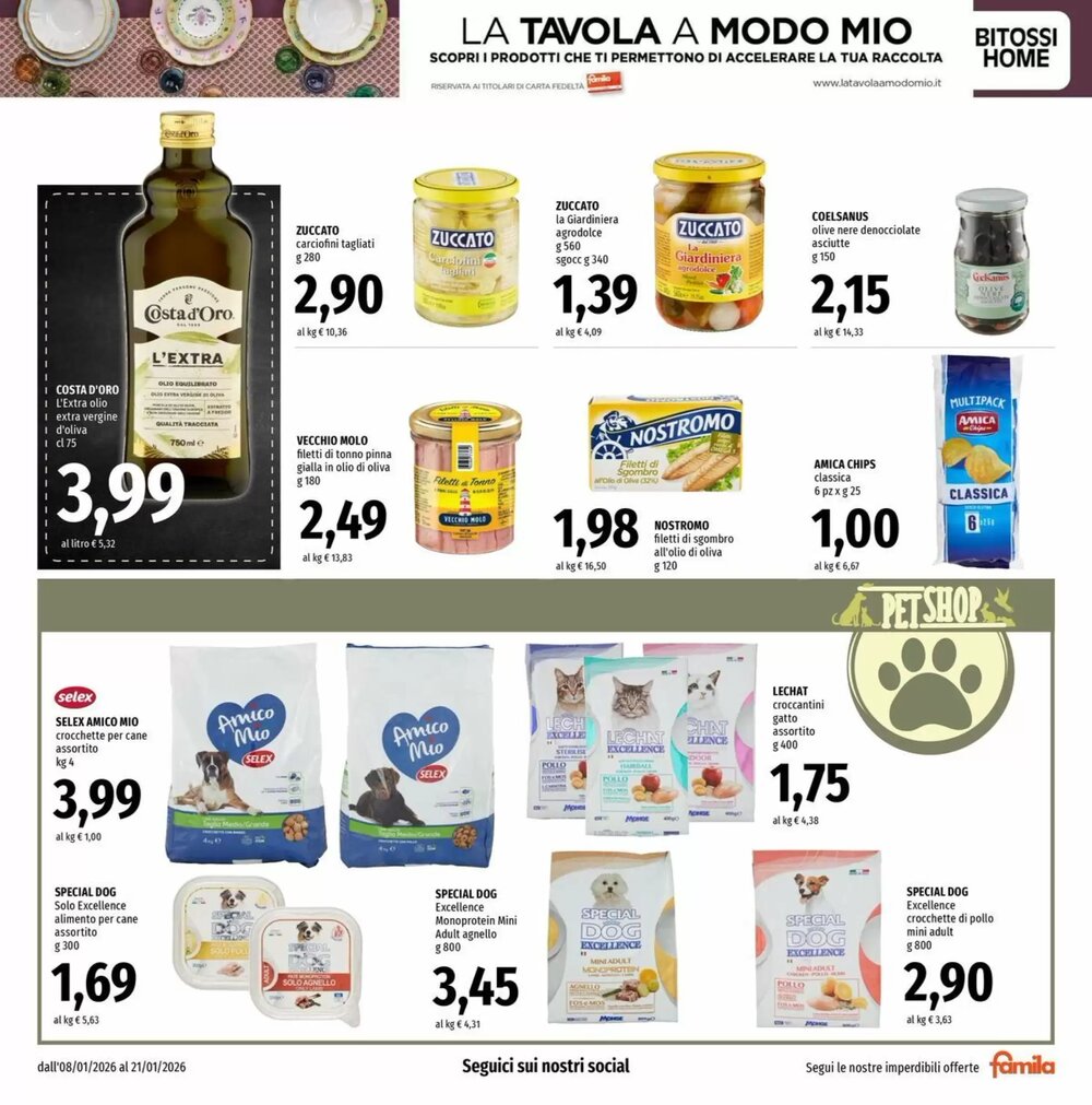 Volantino promozionale Famila Market  valide dal 09/01/2026 - Pagina 13.