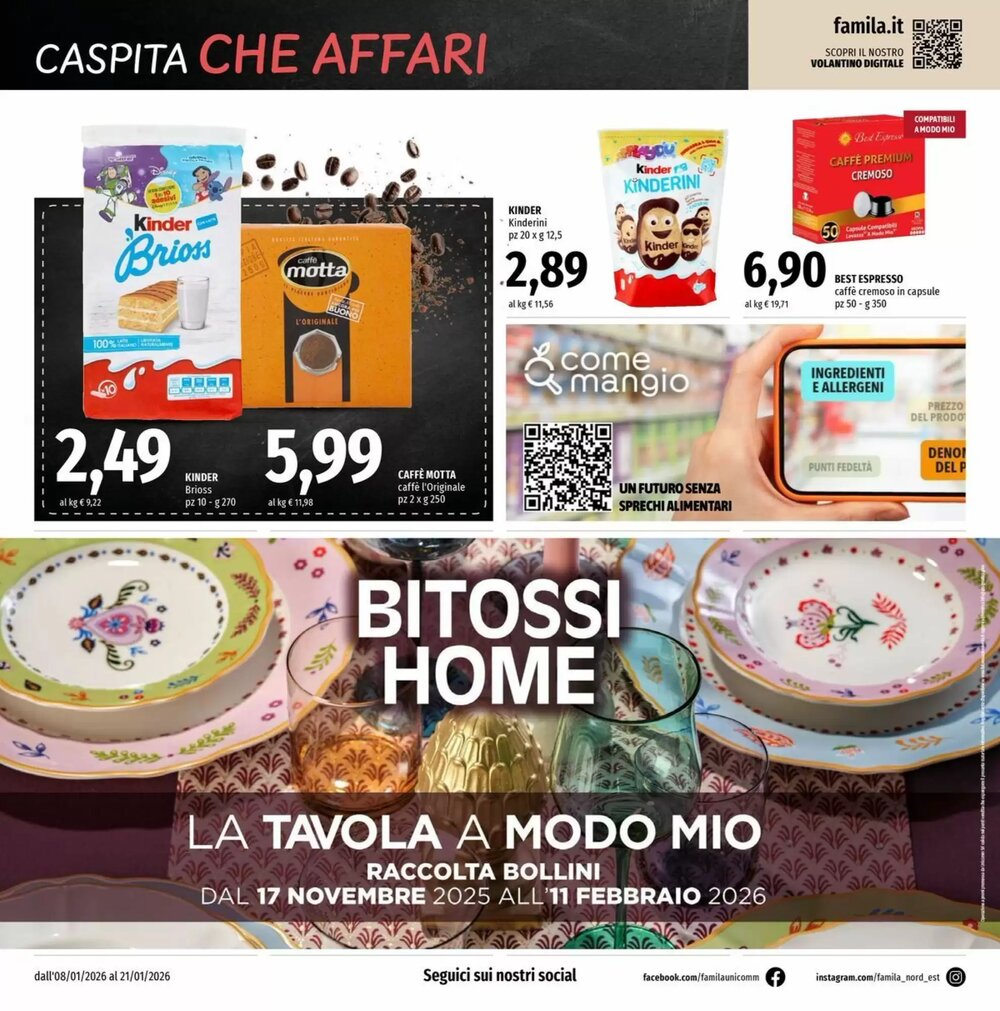 Volantino promozionale Famila Market  valide dal 09/01/2026 - Pagina 16.
