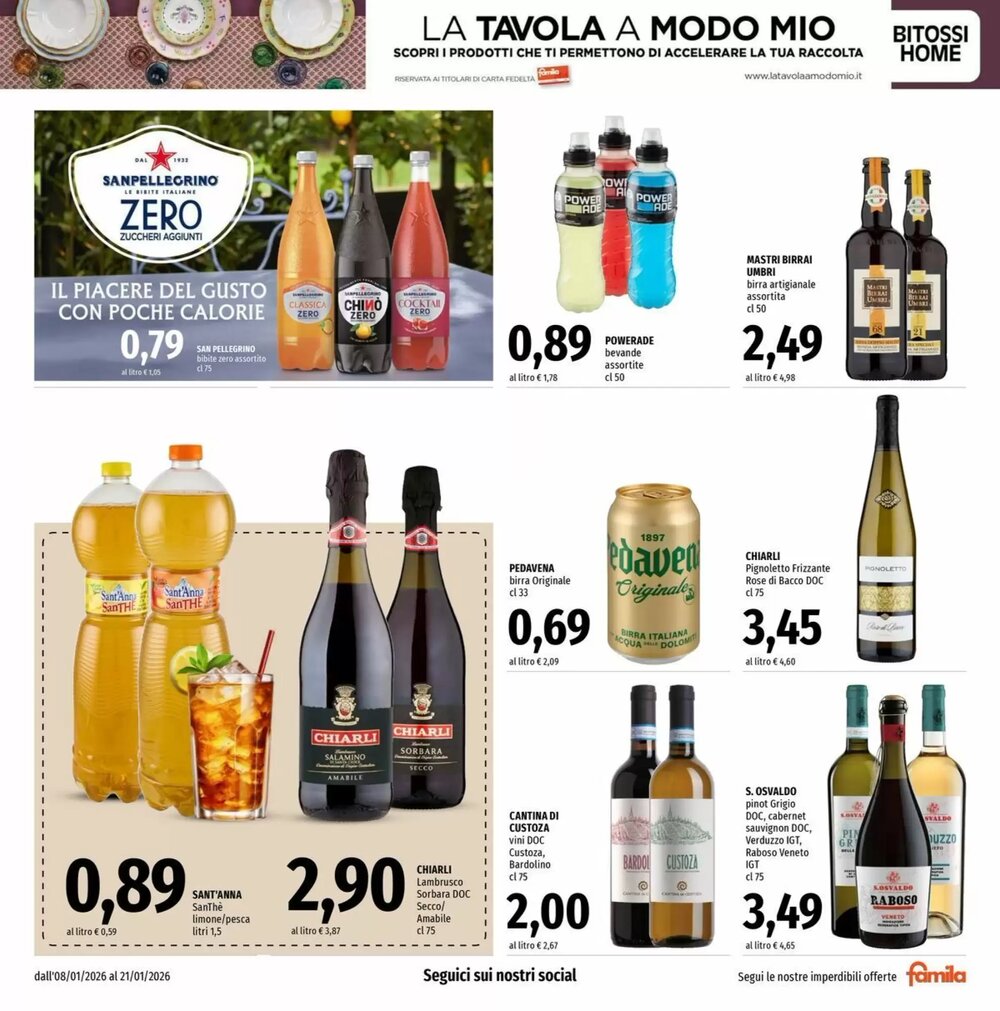Volantino promozionale Famila Market  valide dal 09/01/2026 - Pagina 17.