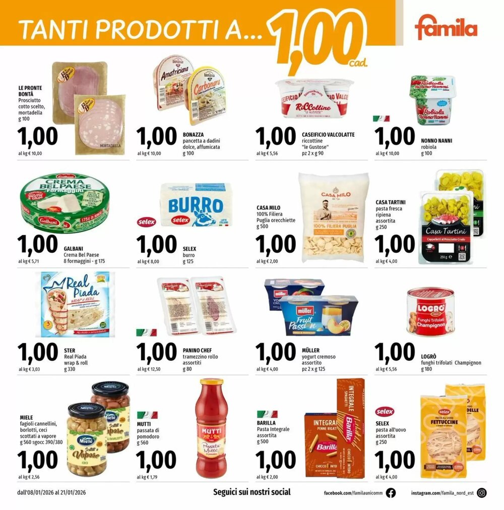 Volantino promozionale Famila Market  valide dal 09/01/2026 - Pagina 2.