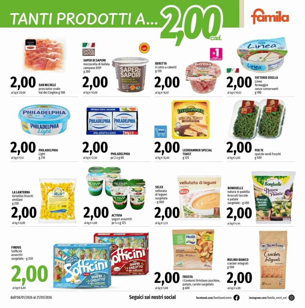 Volantino promozionale Famila Market  valide dal 09/01/2026 - Pagina 6.