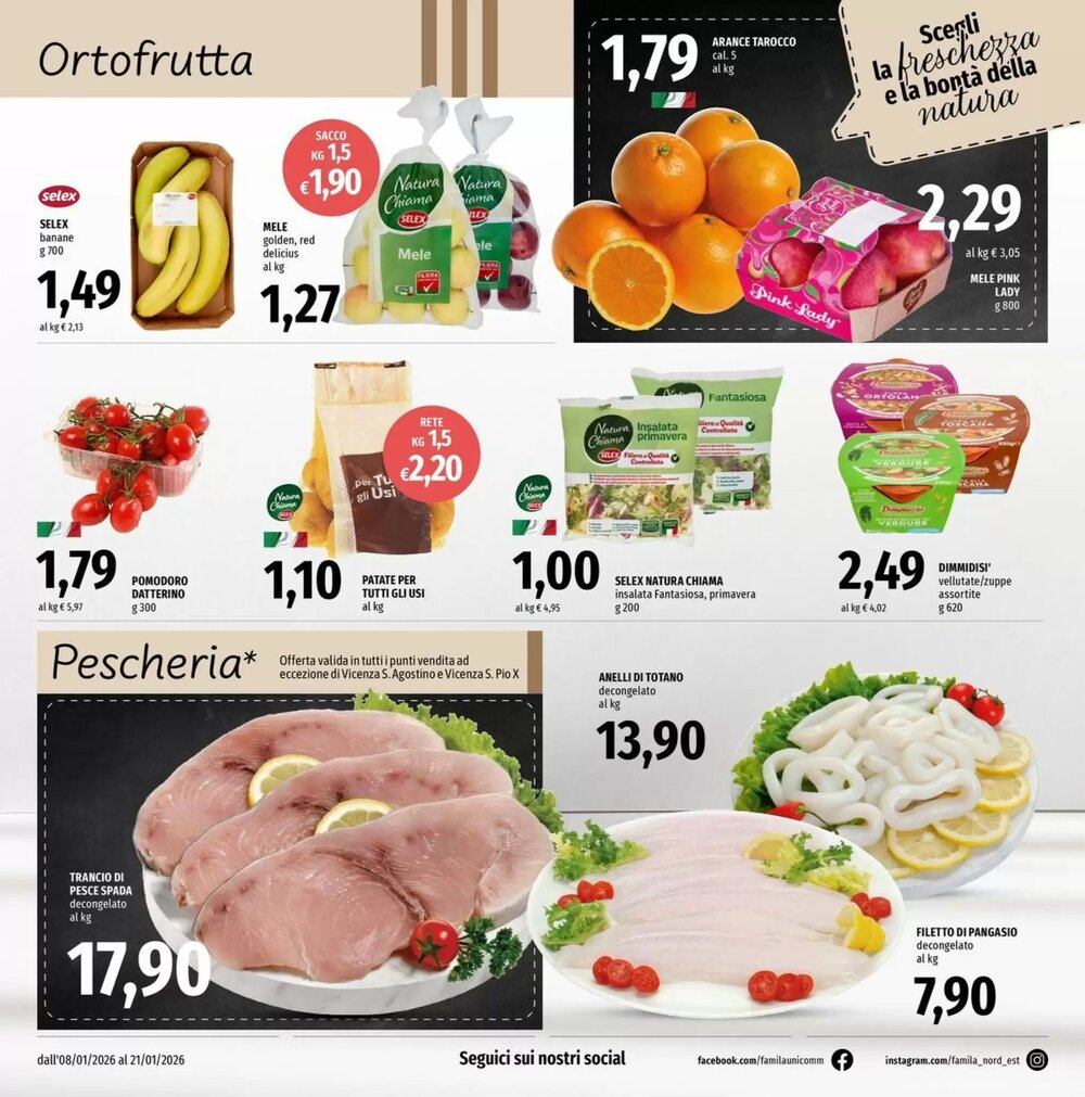 Volantino promozionale Famila Market  valide dal 09/01/2026 - Pagina 8.