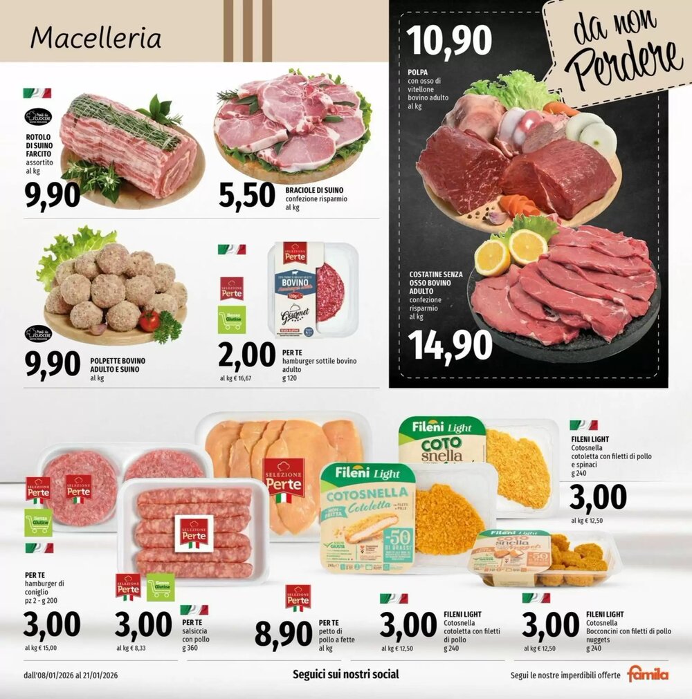 Volantino promozionale Famila Market  valide dal 09/01/2026 - Pagina 9.