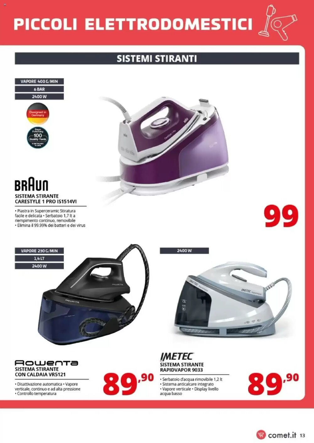 Volantino promozionale Comet  valide dal 09/01/2026 - Pagina 13.