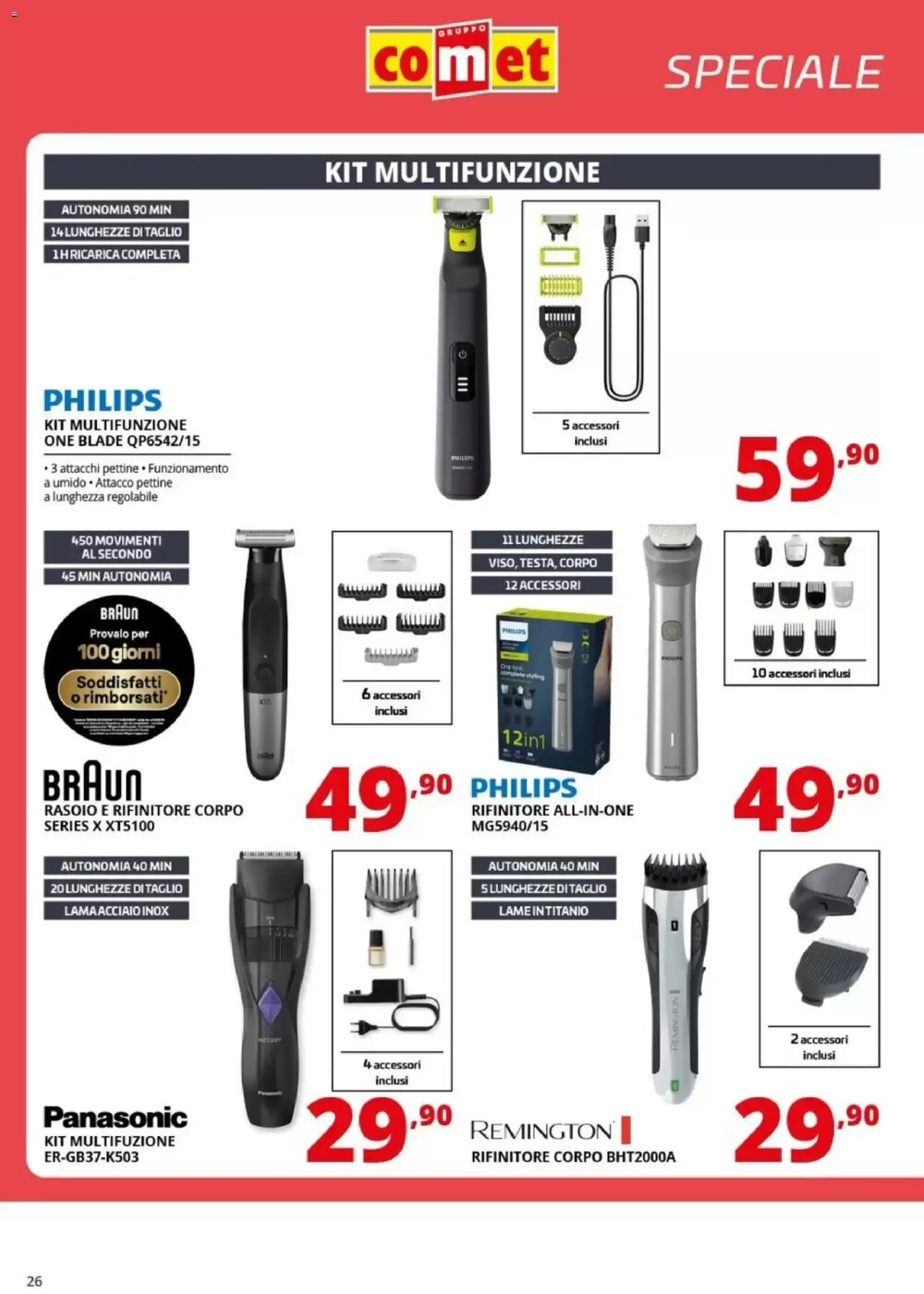 Volantino promozionale Comet  valide dal 09/01/2026 - Pagina 26.