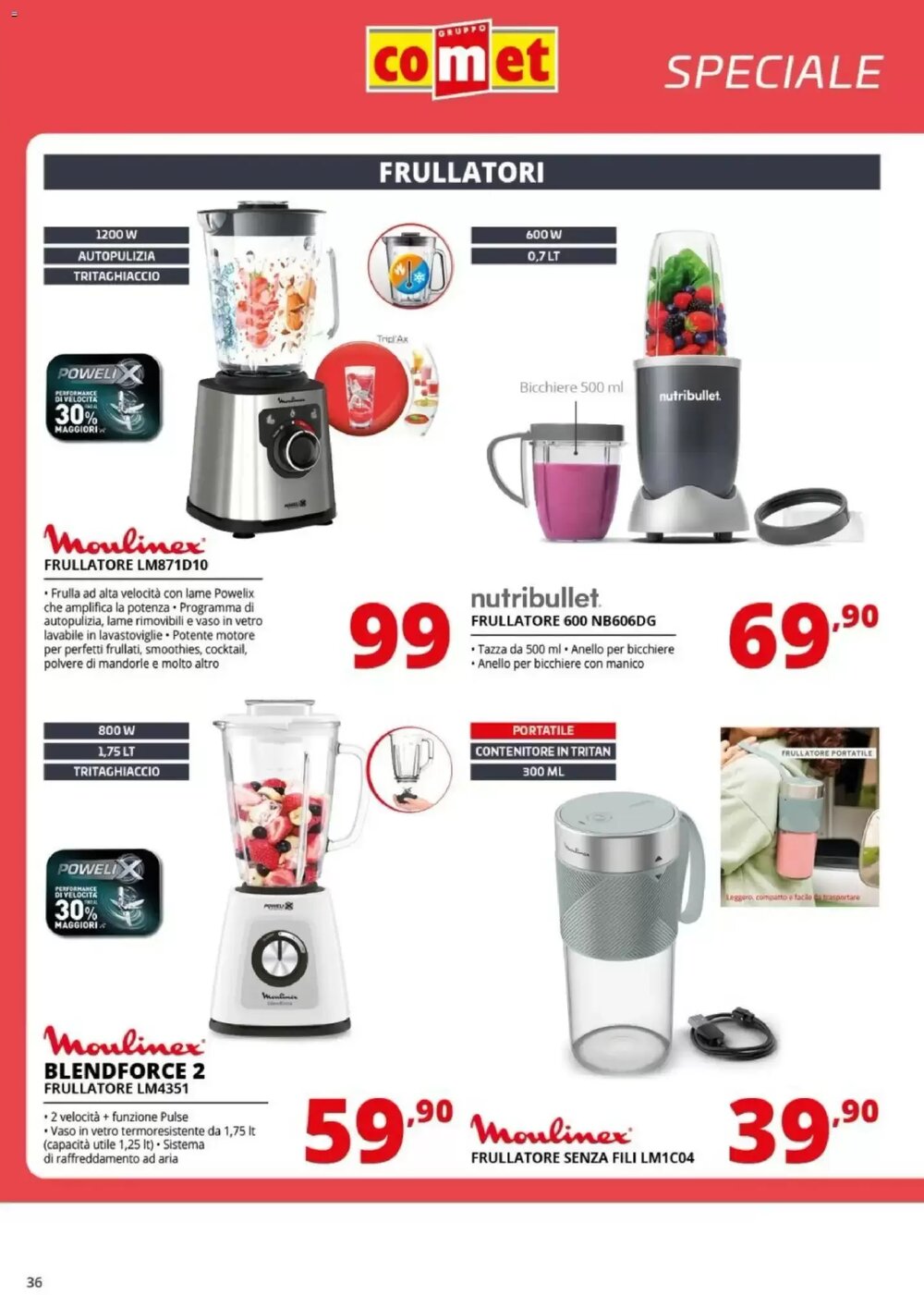 Volantino promozionale Comet  valide dal 09/01/2026 - Pagina 36.