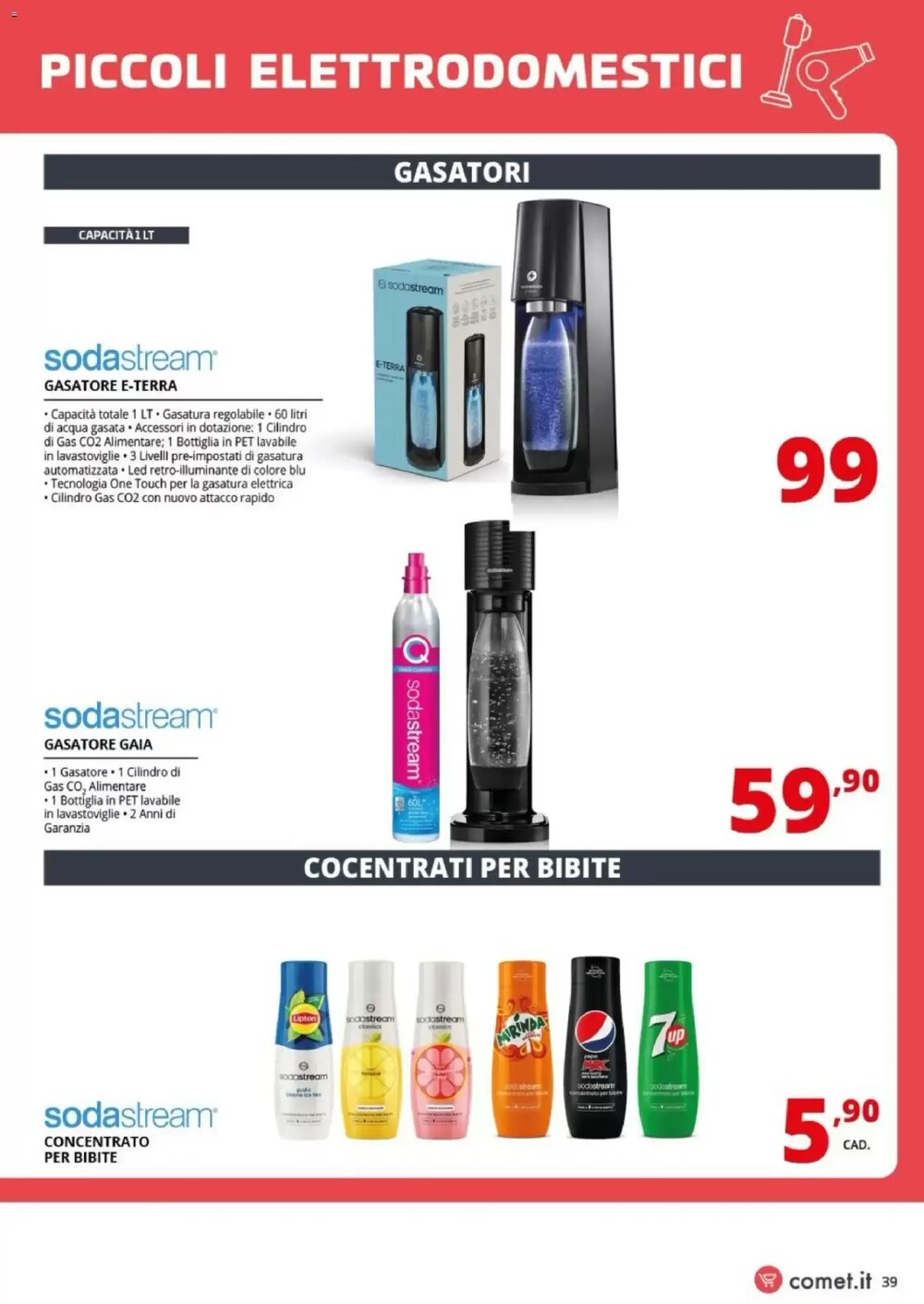 Volantino promozionale Comet  valide dal 09/01/2026 - Pagina 39.