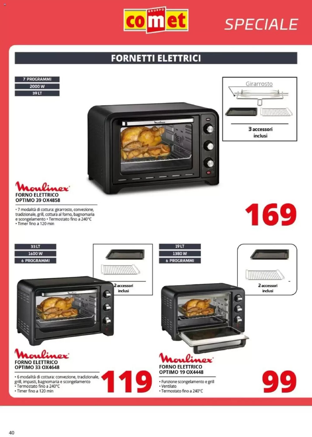 Volantino promozionale Comet  valide dal 09/01/2026 - Pagina 40.