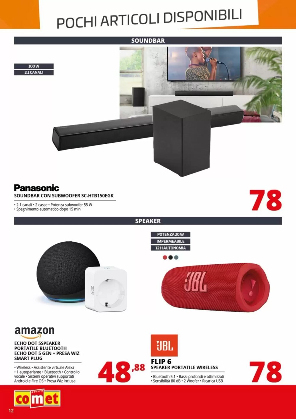 Volantino promozionale Comet  valide dal 09/01/2026 - Pagina 12.