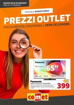 Volantino promozionale Comet  valide dal 09/01/2026 - Pagina 1.