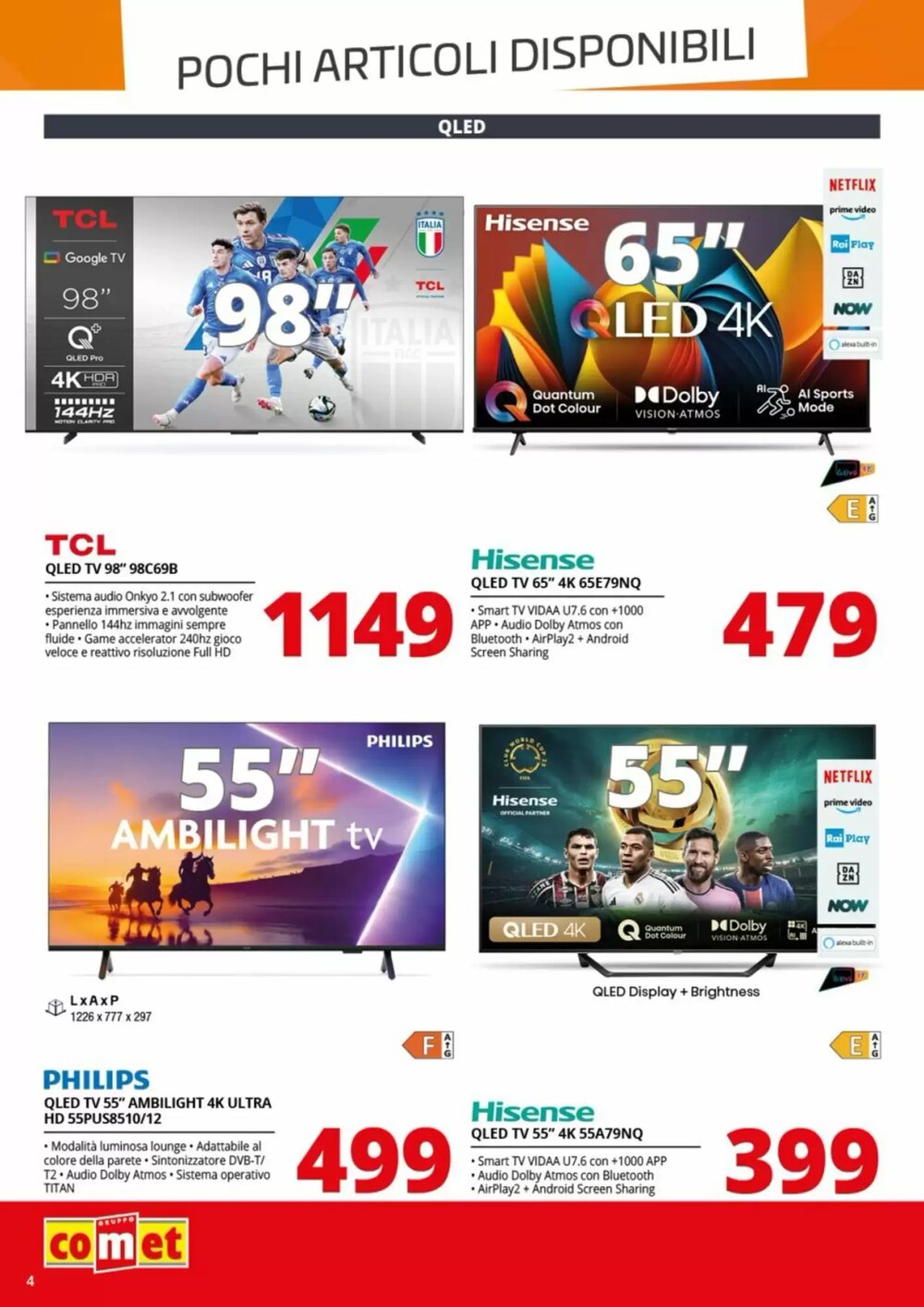 Volantino promozionale Comet  valide dal 09/01/2026 - Pagina 4.