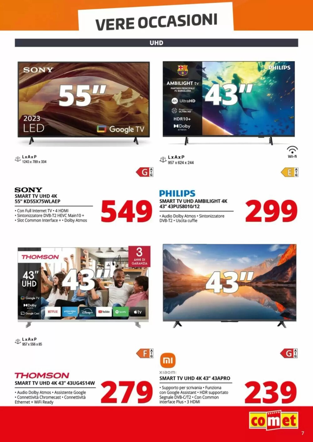 Volantino promozionale Comet  valide dal 09/01/2026 - Pagina 7.