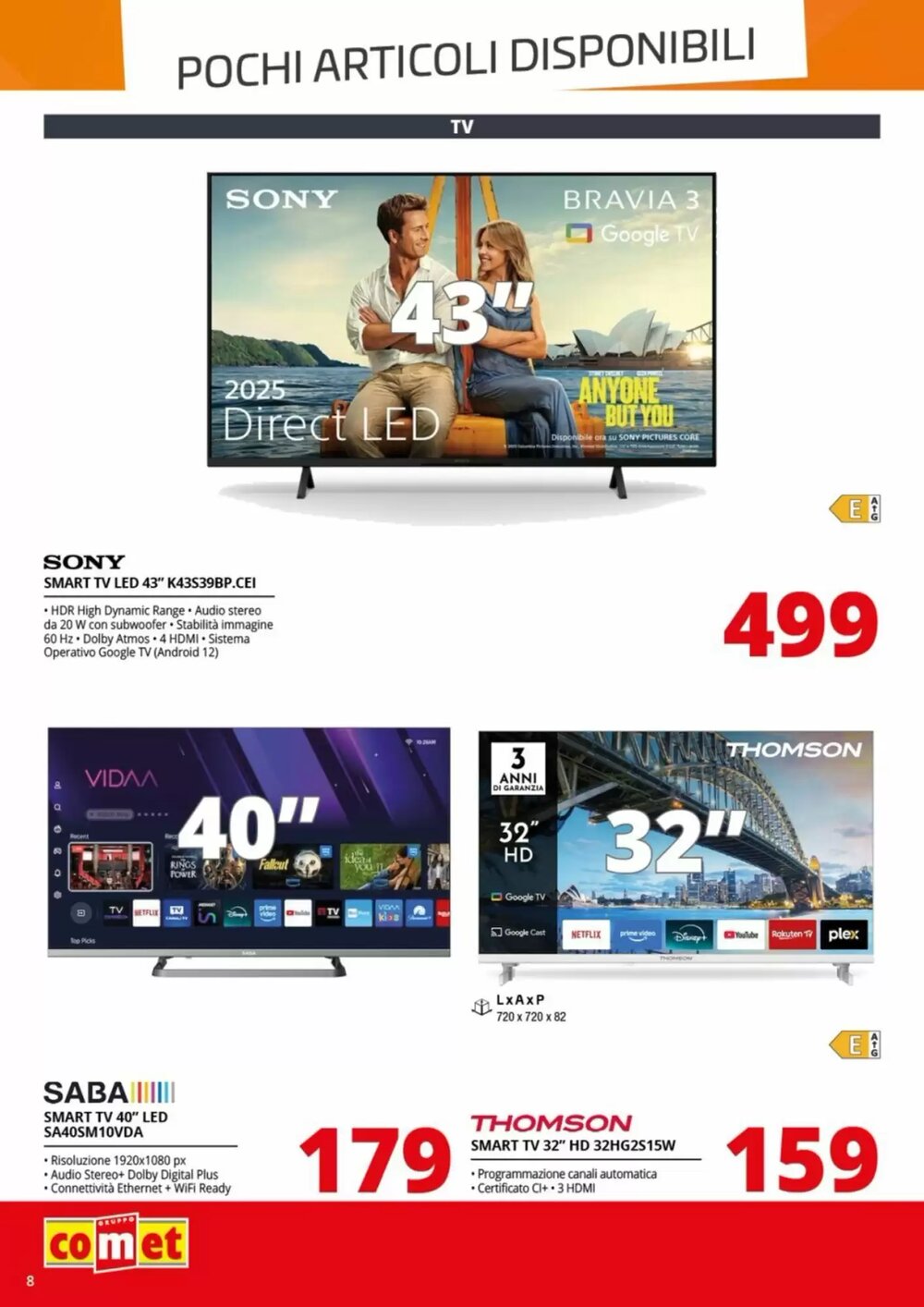 Volantino promozionale Comet  valide dal 09/01/2026 - Pagina 8.