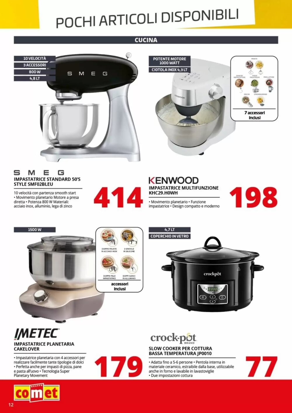 Volantino promozionale Comet  valide dal 09/01/2026 - Pagina 12.