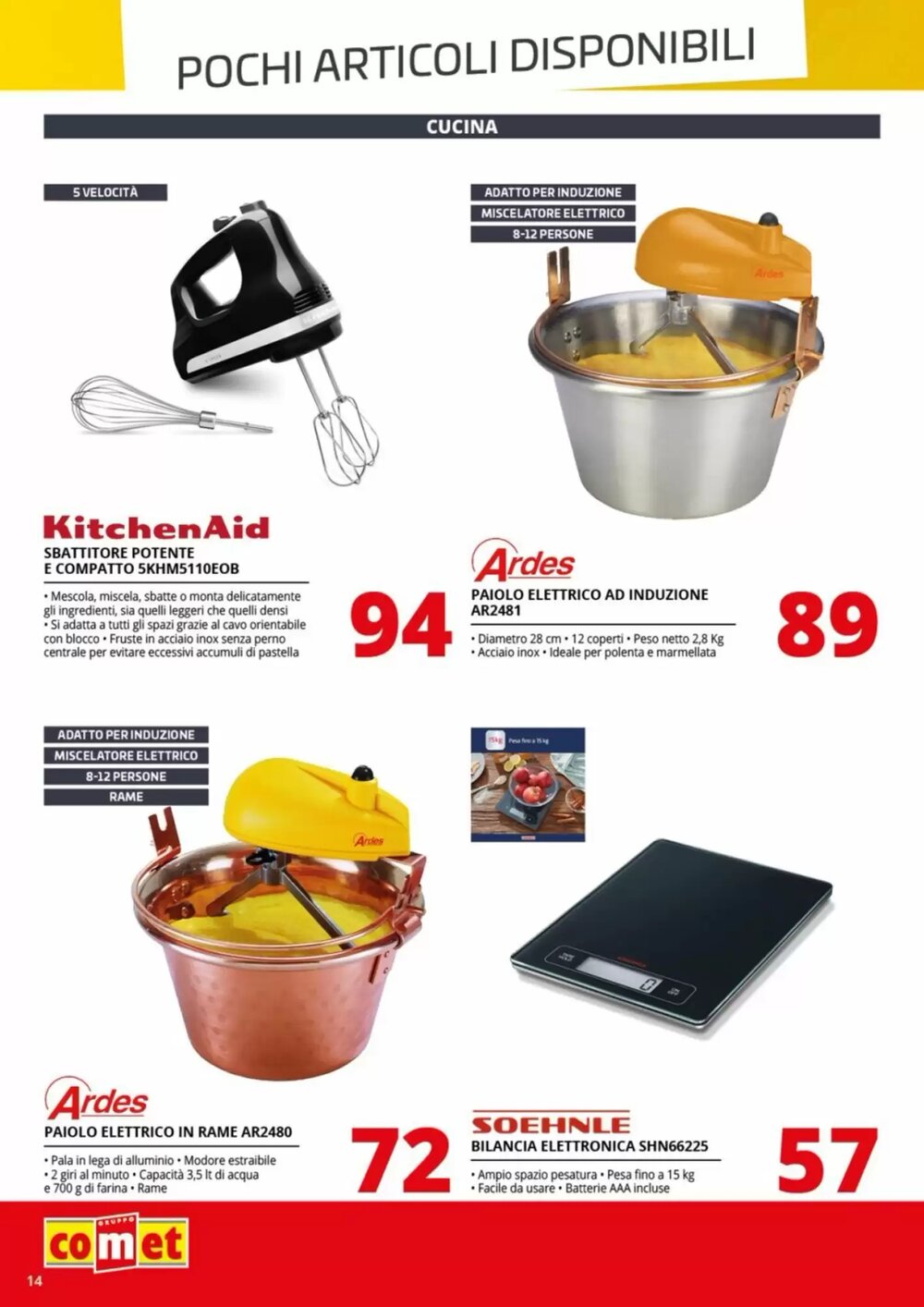 Volantino promozionale Comet  valide dal 09/01/2026 - Pagina 14.