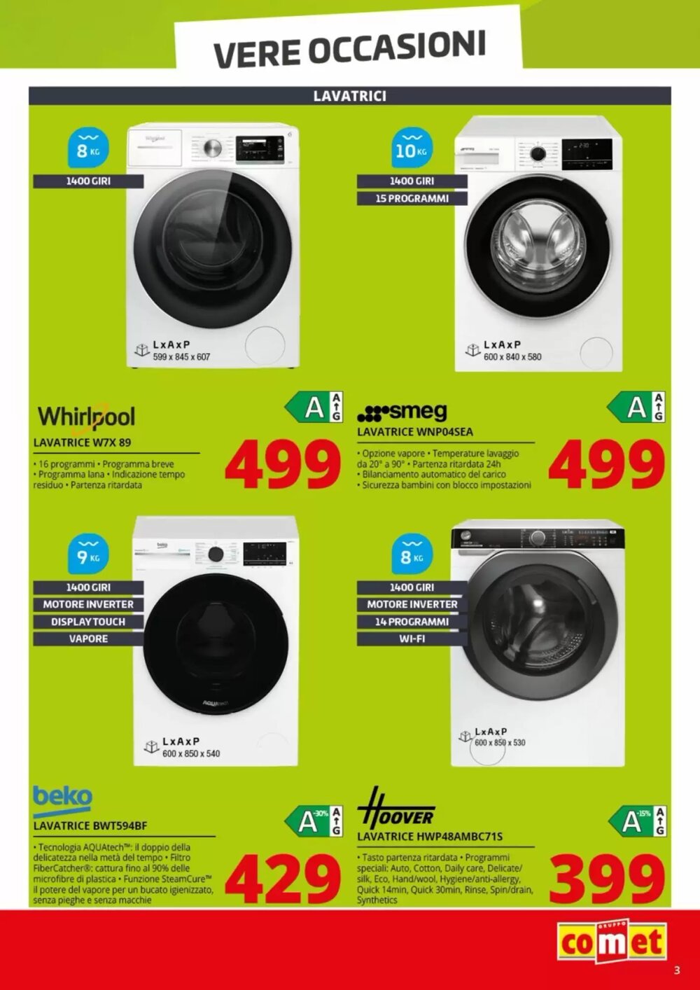 Volantino promozionale Comet  valide dal 09/01/2026 - Pagina 3.