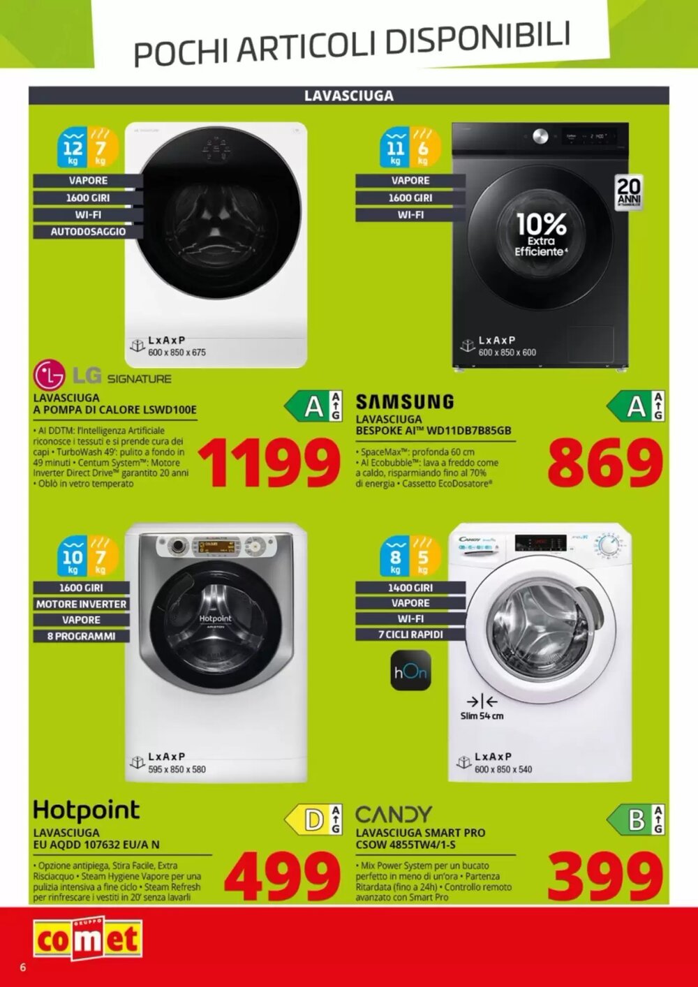Volantino promozionale Comet  valide dal 09/01/2026 - Pagina 6.