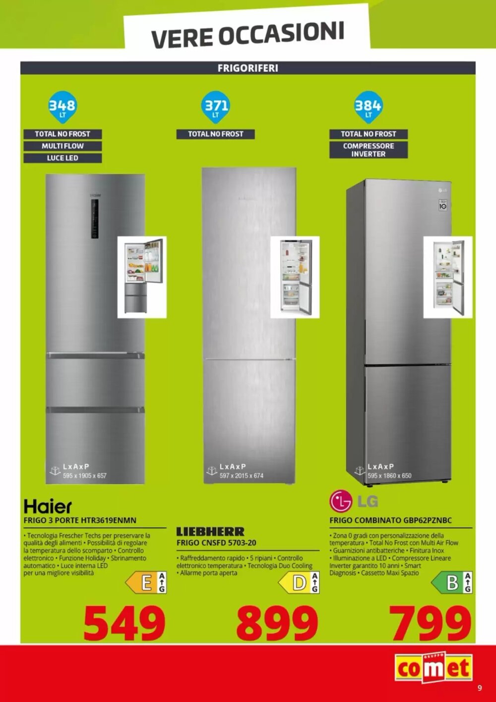 Volantino promozionale Comet  valide dal 09/01/2026 - Pagina 9.