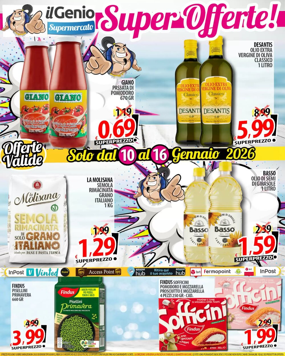 Volantino promozionale Il Genio Supermercato  valide dal 10/01/2026 - Pagina 1.
