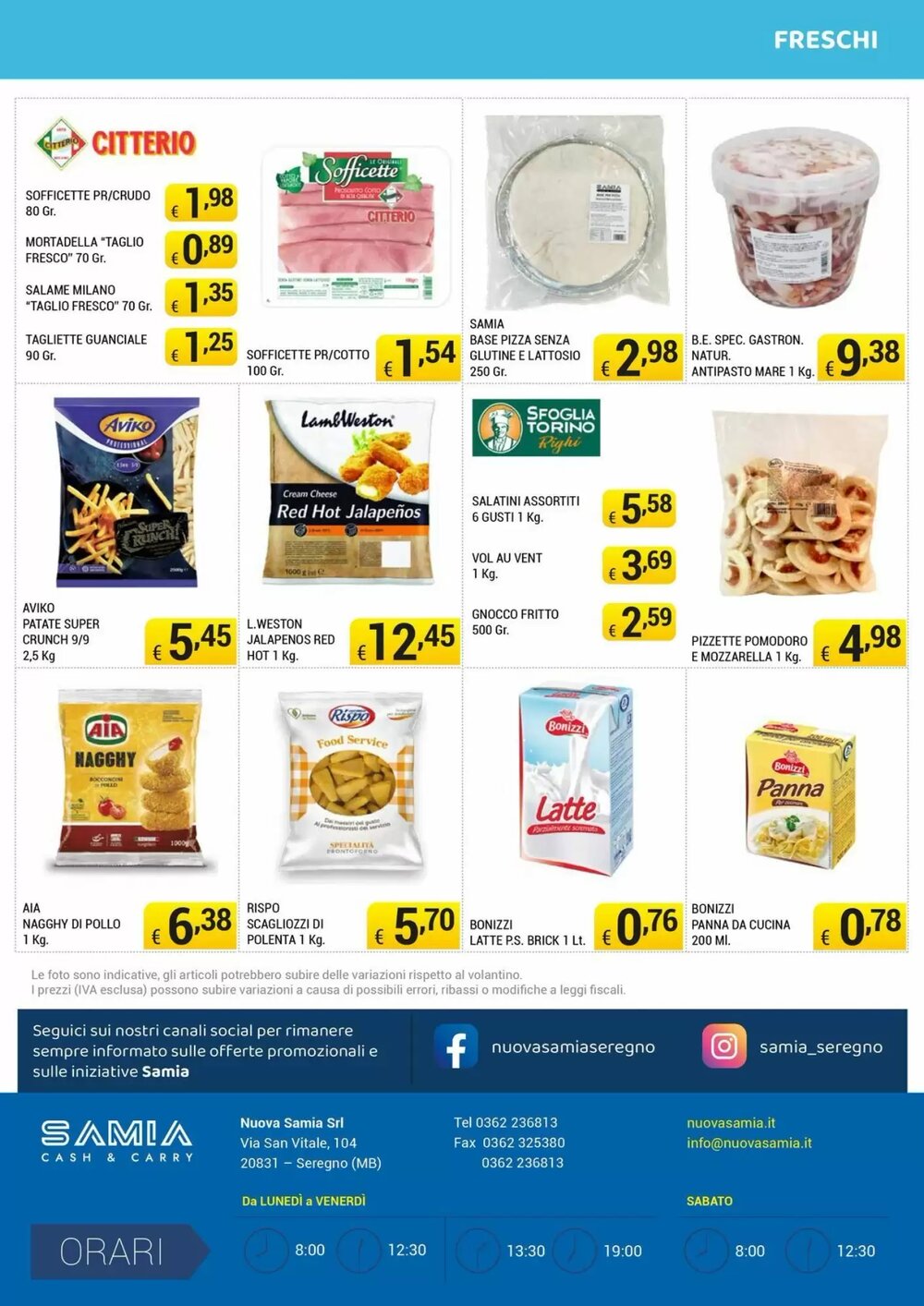 Volantino promozionale Samia Cash and Carry  valide dal 10/01/2026 - Pagina 8.