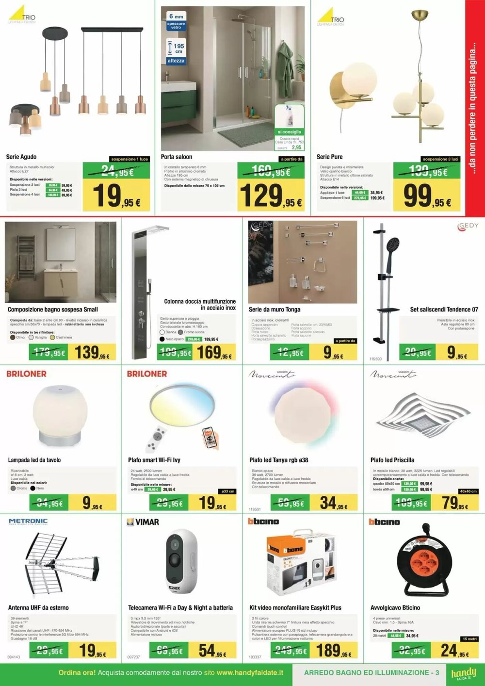 Volantino promozionale Handy fai da te  valide dal 10/01/2026 - Pagina 3.