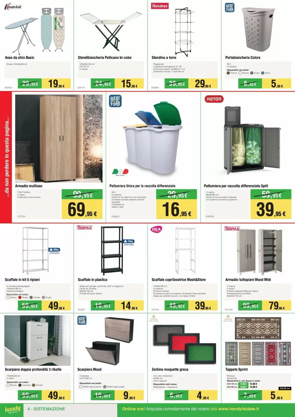 Volantino promozionale Handy fai da te  valide dal 10/01/2026 - Pagina 4.