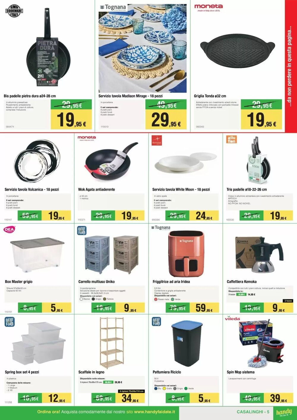 Volantino promozionale Handy fai da te  valide dal 10/01/2026 - Pagina 5.