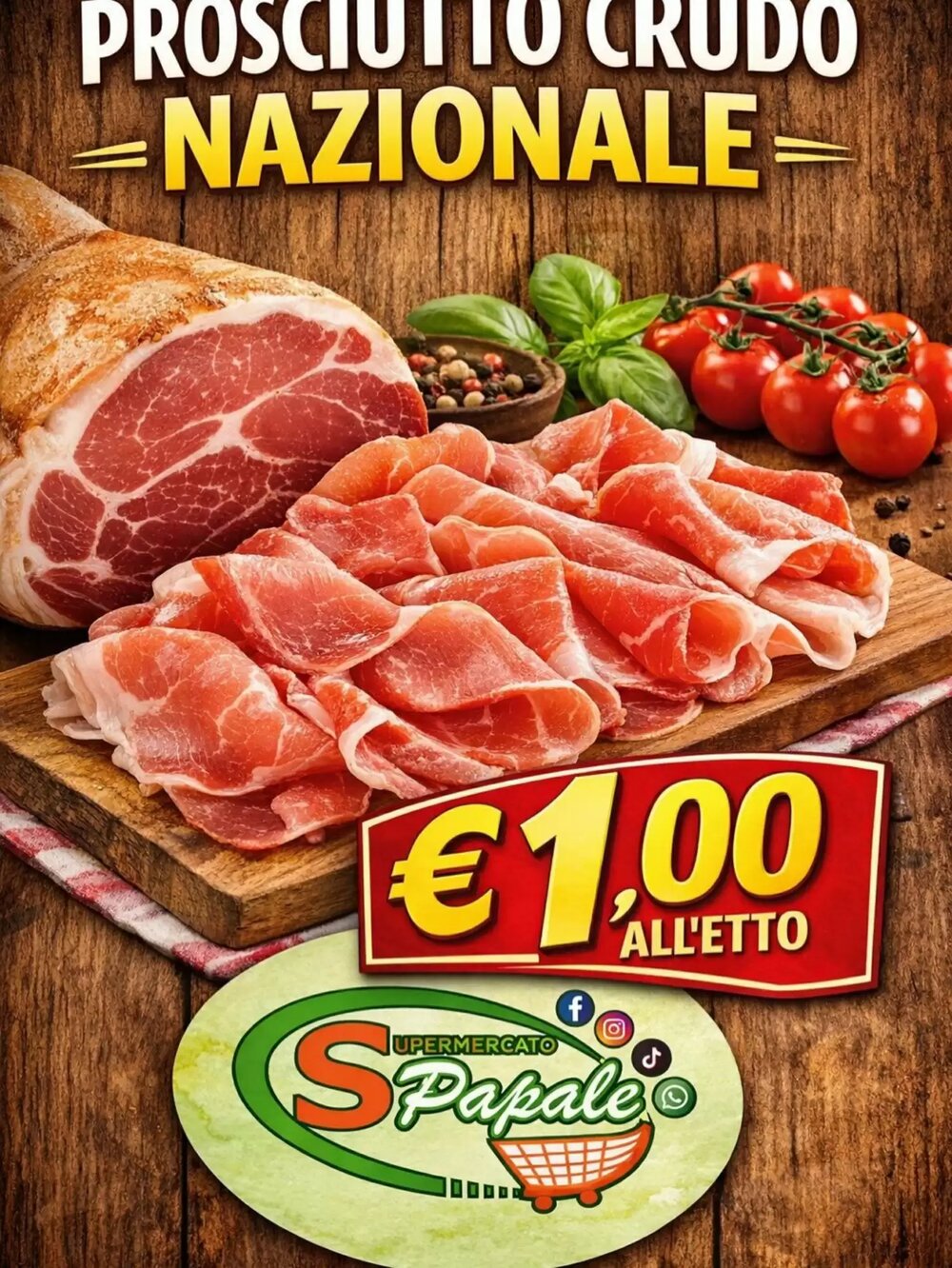 Volantino promozionale Supermercato Papale  valide dal 11/01/2026 - Pagina 1.