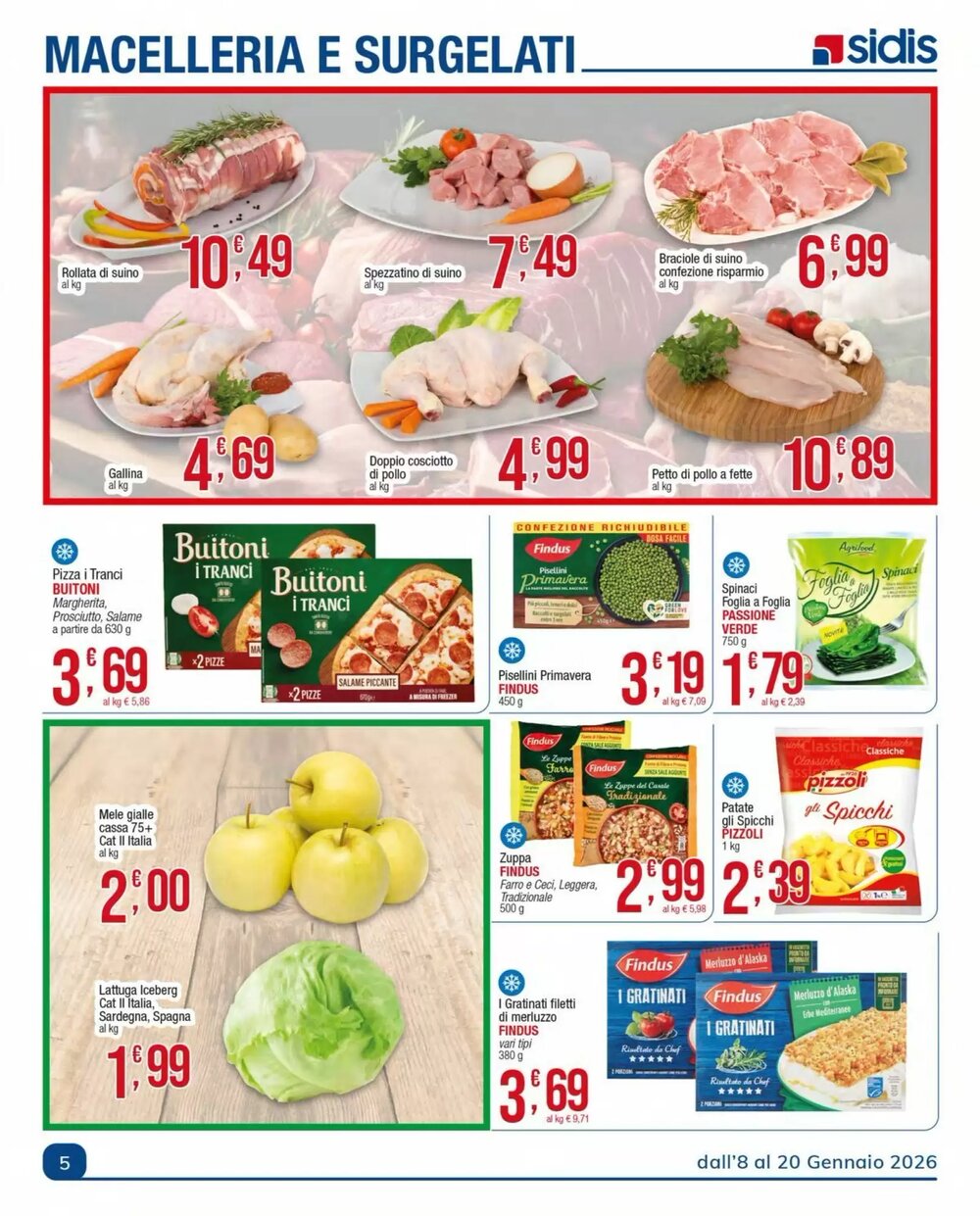 Volantino promozionale Sidis  valide dal 11/01/2026 - Pagina 5.