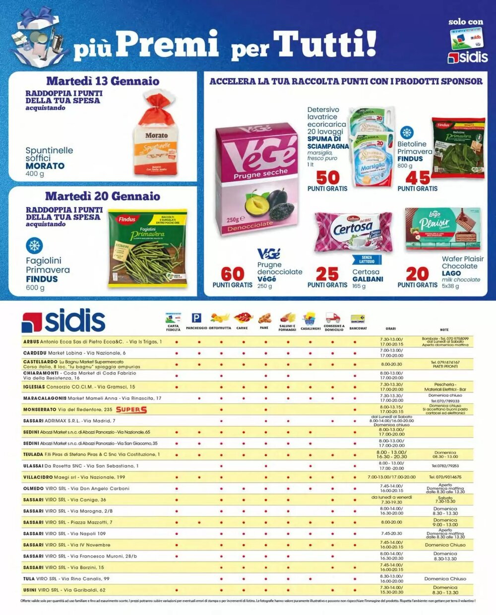 Volantino promozionale Sidis  valide dal 11/01/2026 - Pagina 8.