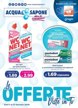 Volantino promozionale Acqua & Sapone  valide dal 11/01/2026 - Pagina 1.