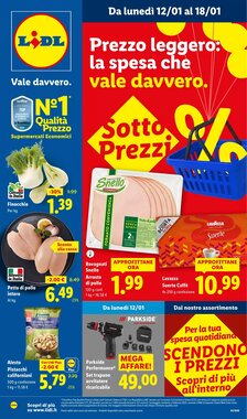 Volantino promozionale Lidl  valide dal 12/01/2026