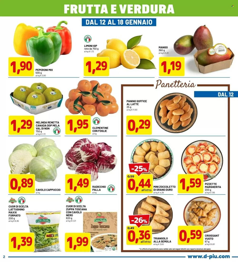 Volantino promozionale DPiù  valide dal 12/01/2026 - Pagina 2.