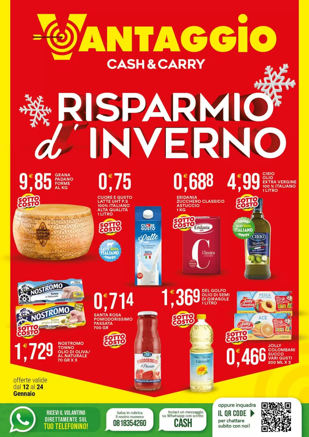 Volantino promozionale Vantaggio Cash&Carry  valide dal 12/01/2026 - Pagina 1.