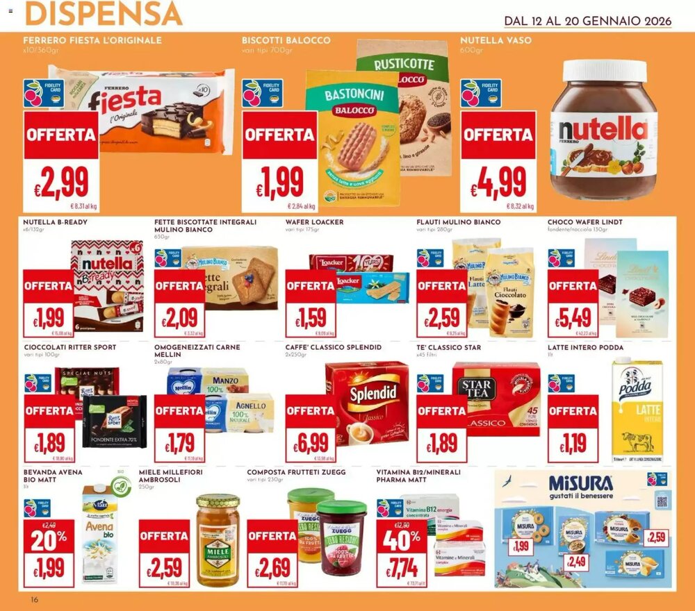 Volantino promozionale Pan  valide dal 12/01/2026 - Pagina 16.