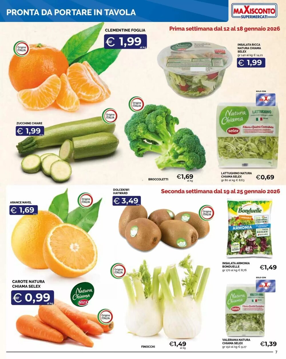 Volantino promozionale Maxisconto  valide dal 12/01/2026 - Pagina 7.