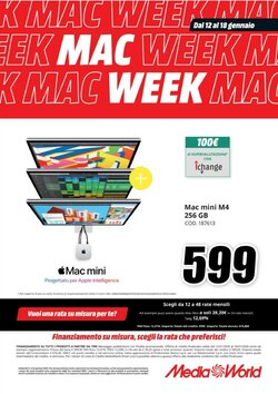 Volantino promozionale MediaWorld  valide dal 12/01/2026