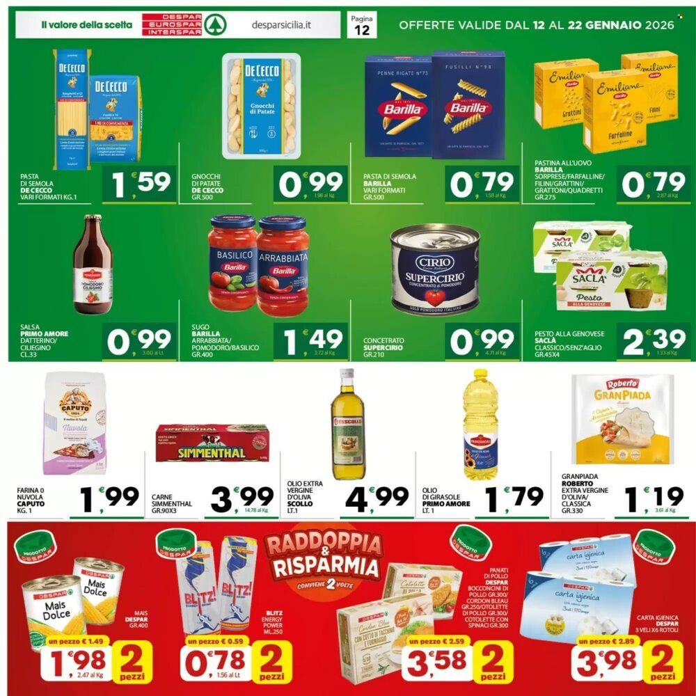 Volantino promozionale Despar Sicilia  valide dal 12/01/2026 - Pagina 12.