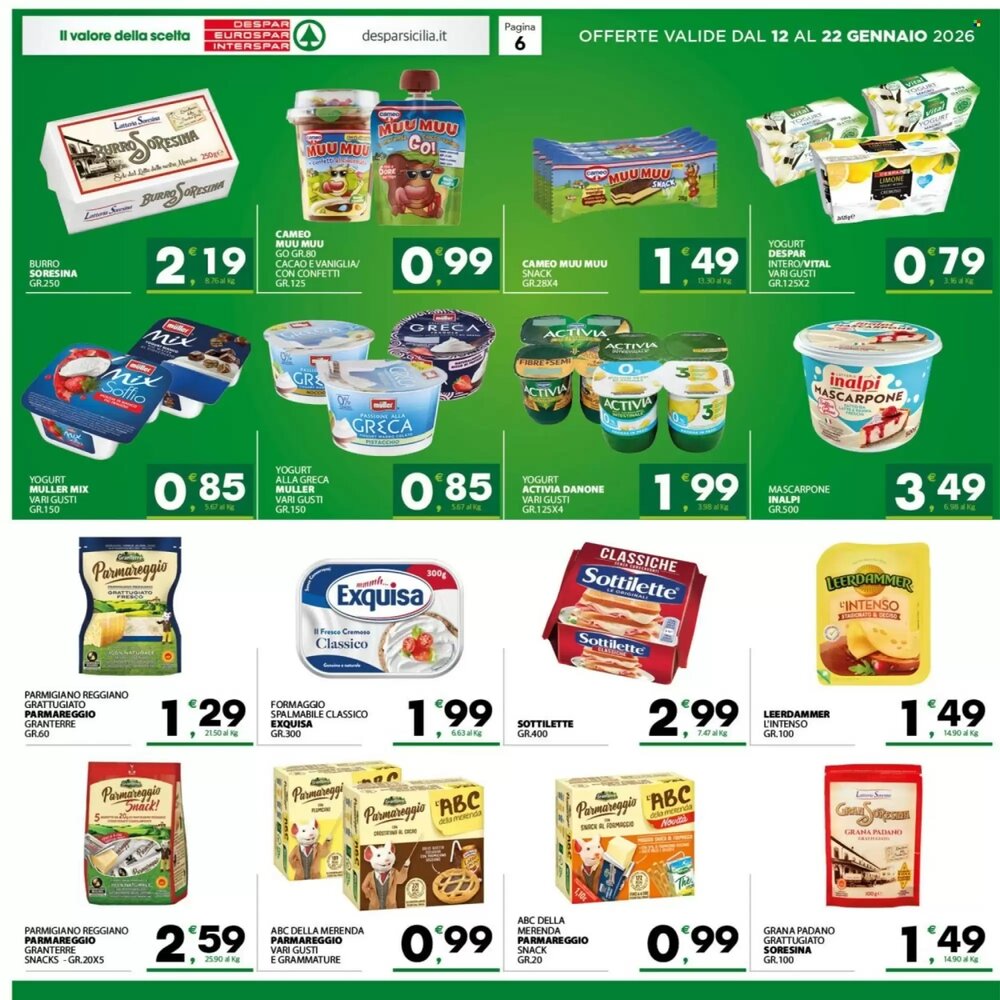 Volantino promozionale Despar Sicilia  valide dal 12/01/2026 - Pagina 6.