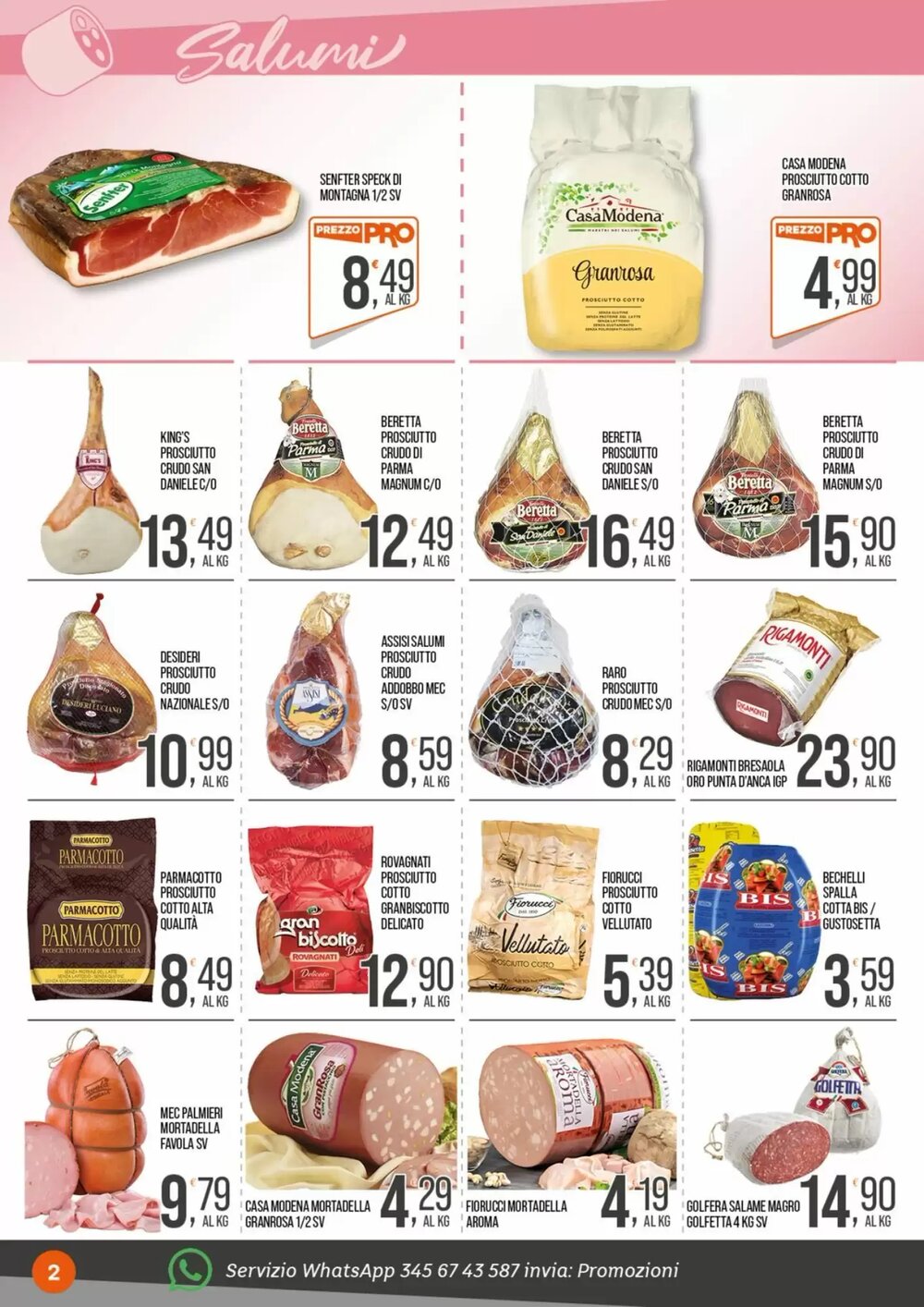 Volantino promozionale Cash pro  valide dal 12/01/2026 - Pagina 2.