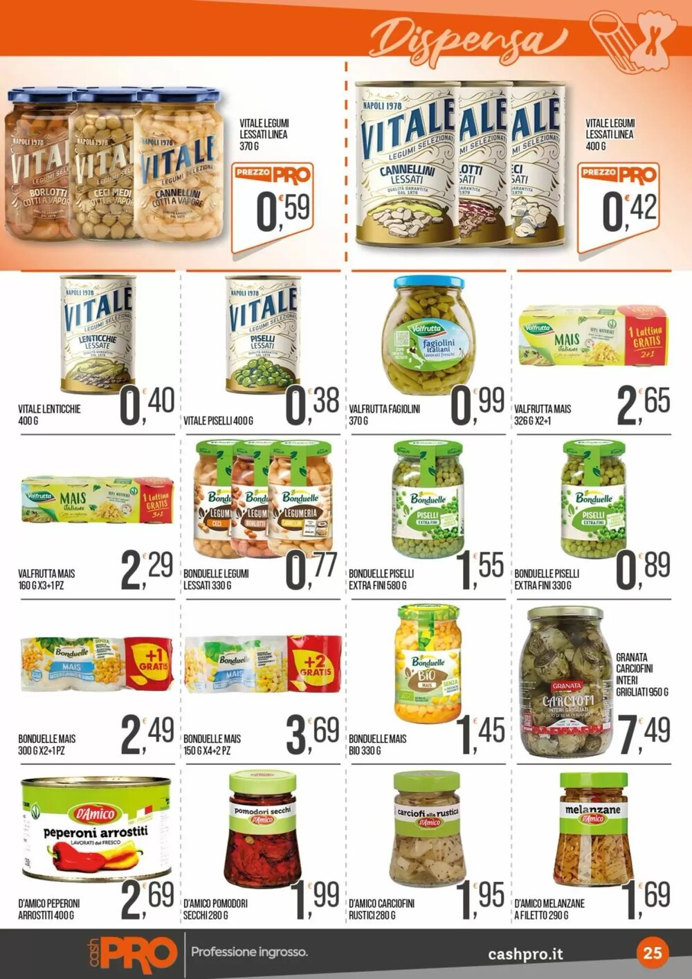 Volantino promozionale Cash pro  valide dal 12/01/2026 - Pagina 25.