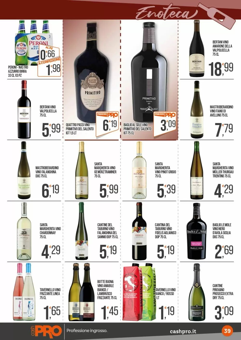 Volantino promozionale Cash pro  valide dal 12/01/2026 - Pagina 39.