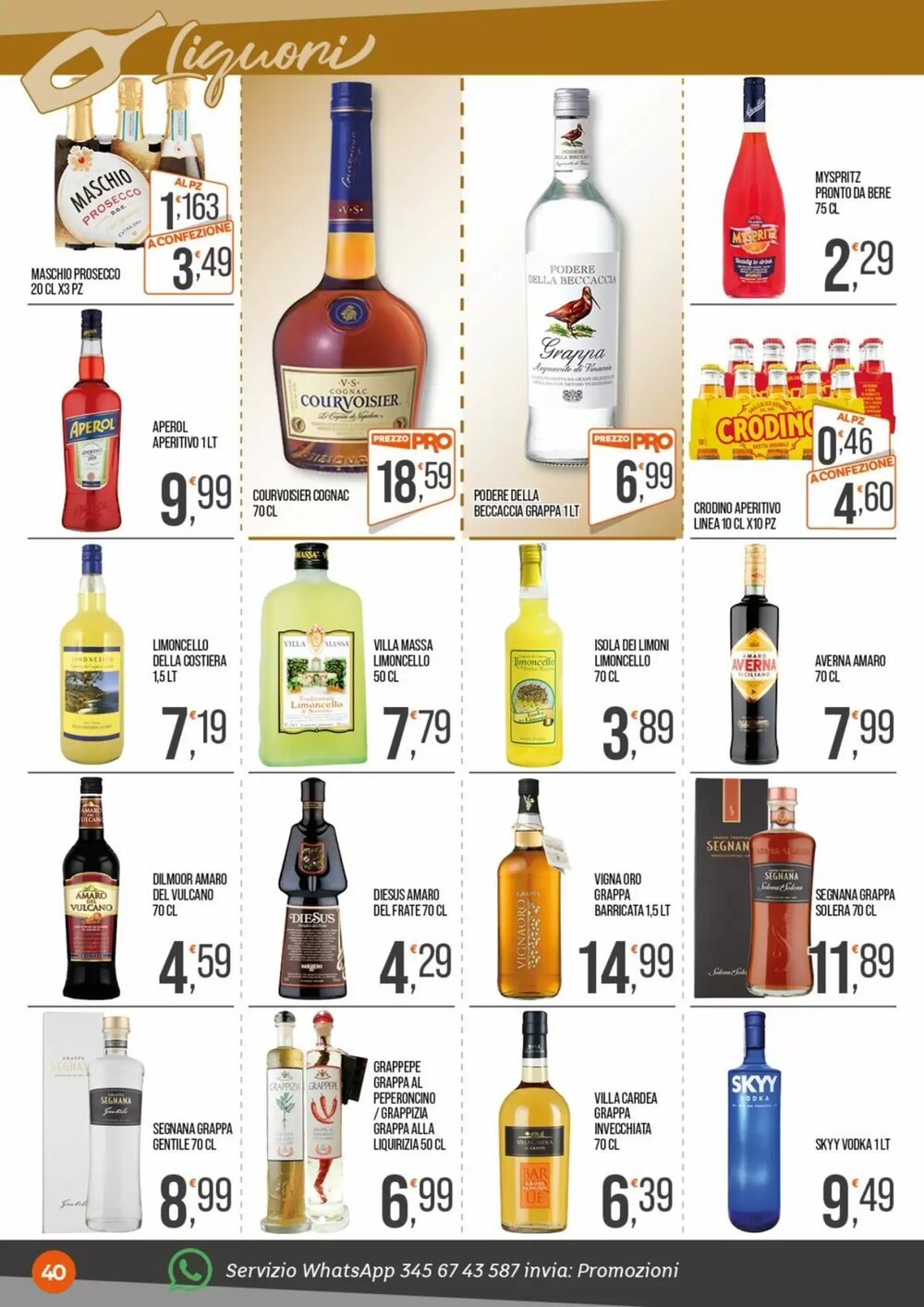 Volantino promozionale Cash pro  valide dal 12/01/2026 - Pagina 40.