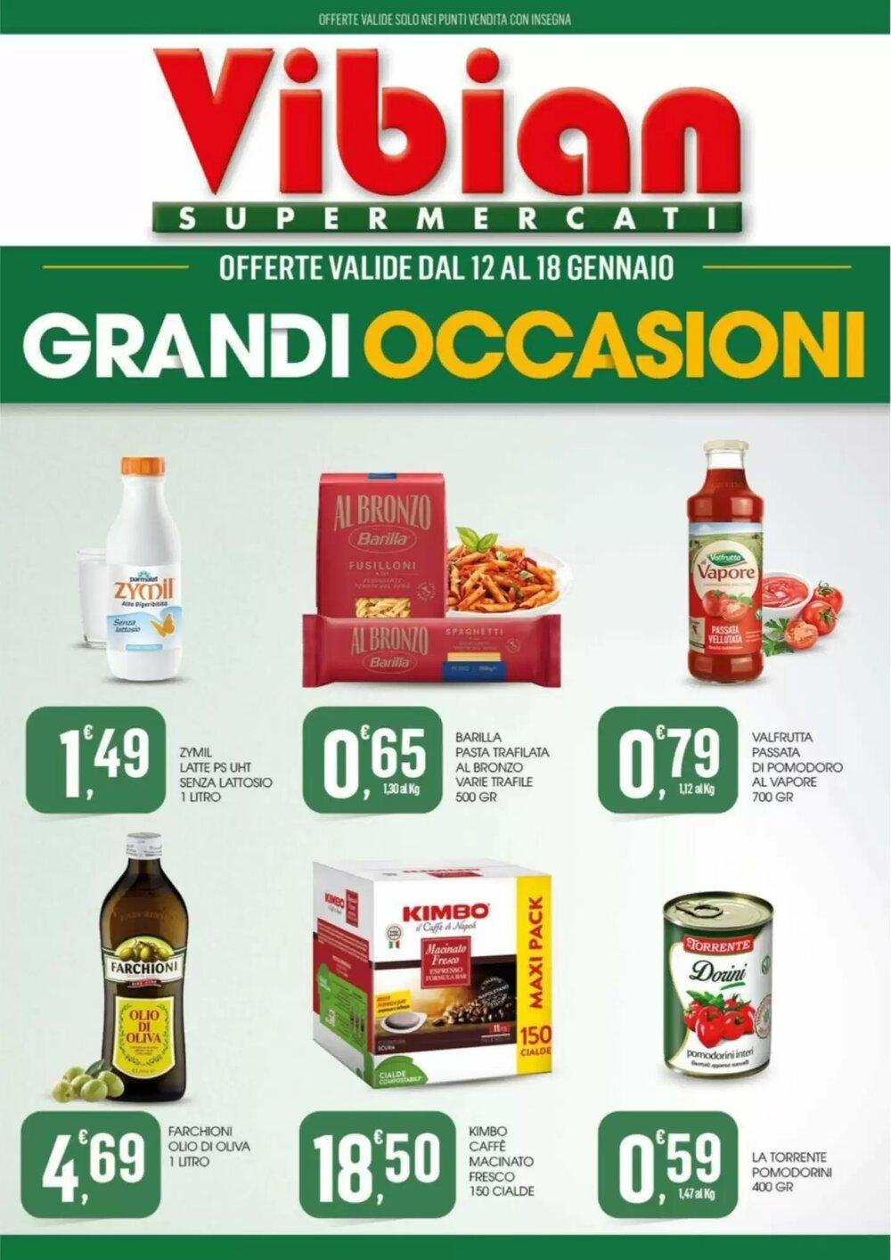 Volantino promozionale Vibian  valide dal 12/01/2026 - Pagina 1.