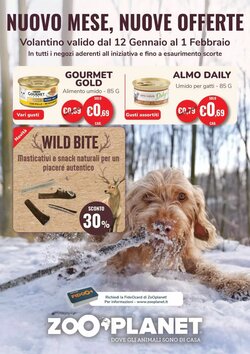 Volantino promozionale ZooPlanet  valide dal 12/01/2026 - Pagina 1.
