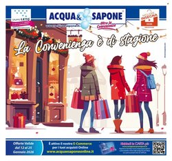 Volantino promozionale Acqua & Sapone  valide dal 12/01/2026 - Pagina 1.