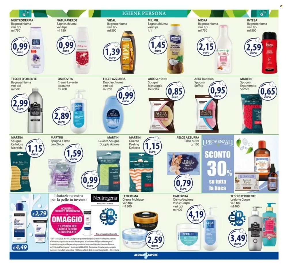 Volantino promozionale Acqua & Sapone  valide dal 12/01/2026 - Pagina 6.