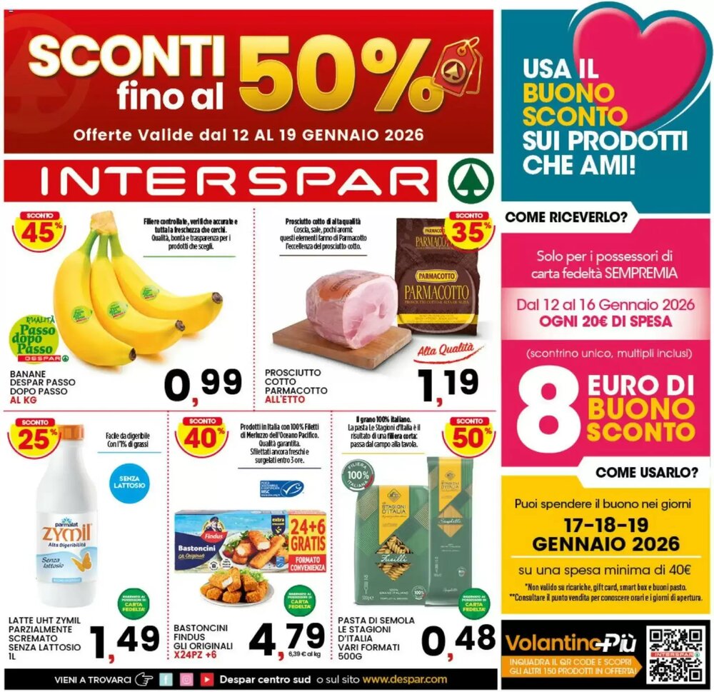 Volantino promozionale Interspar  valide dal 12/01/2026 - Pagina 1.