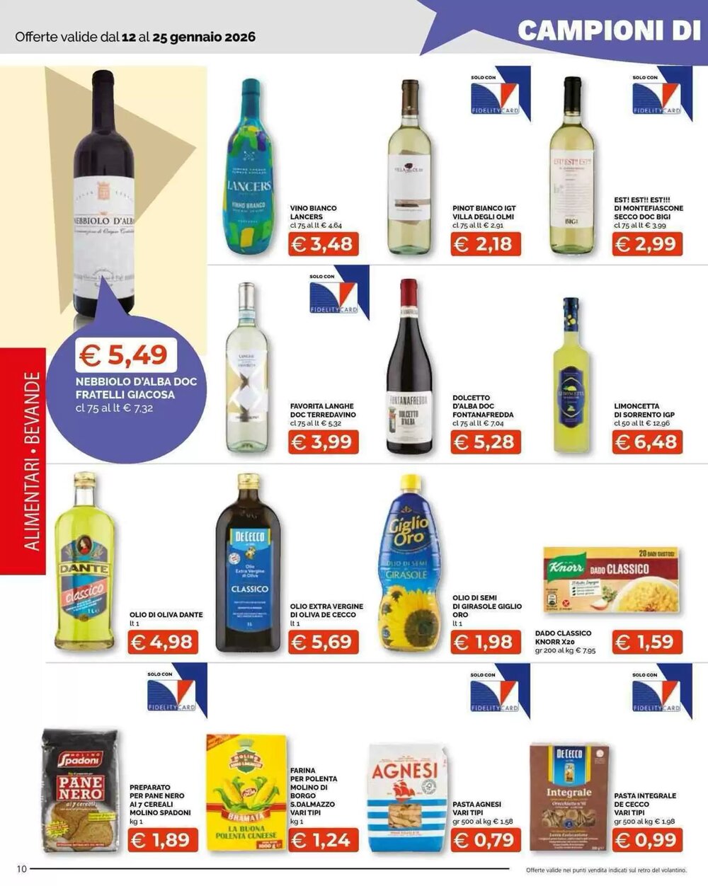 Volantino promozionale Mercatò  valide dal 12/01/2026 - Pagina 10.